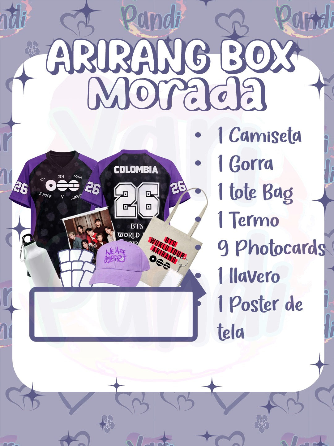 ARIRANG BOX MORADA