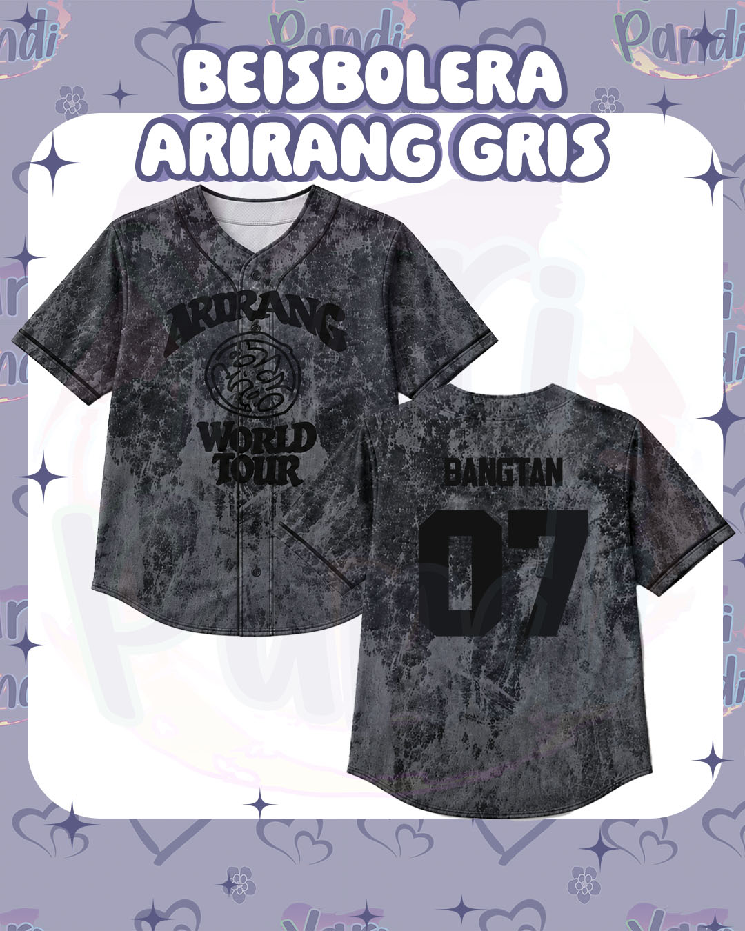 Beisbolera Arirang Gris